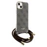 Guess GUHCP15SHC4SEW iPhone 15 / 14 / 13 6.1" brązowy/brown hardcase Crossbody Cord 4G Print na NearMe.pl