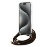 Guess GUHCP15SHC4SEW iPhone 15 / 14 / 13 6.1" brązowy/brown hardcase Crossbody Cord 4G Print na NearMe.pl