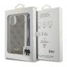 Guess GUHCP15SHC4SEW iPhone 15 / 14 / 13 6.1" brązowy/brown hardcase Crossbody Cord 4G Print na NearMe.pl