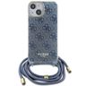 Guess GUHCP15SHC4SEB iPhone 15 / 14 / 13 6.1" niebieski/blue hardcase Crossbody Cord 4G Print na NearMe.pl