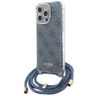 Guess GUHCP15LHC4SEB iPhone 15 Pro 6.1" niebieski/blue hardcase Crossbody Cord 4G Print na NearMe.pl