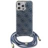 Guess GUHCP15LHC4SEB iPhone 15 Pro 6.1" niebieski/blue hardcase Crossbody Cord 4G Print na NearMe.pl