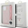 Guess GUHCP15SHC4SEP iPhone 15 / 14 / 13 6.1" różowy/pink hardcase Crossbody Cord 4G Print na NearMe.pl
