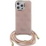 Guess GUHCP15LHC4SEP iPhone 15 Pro 6.1"różowy/pink hardcase Crossbody Cord 4G Print na NearMe.pl