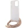 Guess GUHCP15LHC4SEP iPhone 15 Pro 6.1"różowy/pink hardcase Crossbody Cord 4G Print na NearMe.pl