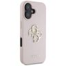 Etui Guess Grained Big 4G Logo Small     Classic Logo do iPhone 16 różowy na NearMe.pl