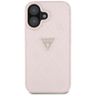 Etui Guess Hot Stamp 4G Pattern Triangle Metal Logo do iPhone 16 różowy na NearMe.pl