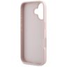 Etui Guess Hot Stamp 4G Pattern Triangle Metal Logo do iPhone 16 różowy na NearMe.pl