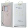 Etui Guess Hot Stamp 4G Pattern Triangle Metal Logo do iPhone 16 Pro różowy na NearMe.pl