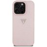 Etui Guess Hot Stamp 4G Pattern Triangle Metal Logo do iPhone 16 Pro różowy na NearMe.pl