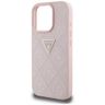 Etui Guess Hot Stamp 4G Pattern Triangle Metal Logo do iPhone 16 Pro Max różowy na NearMe.pl