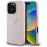 Etui Guess Hot Stamp 4G Pattern Triangle Metal Logo do iPhone 16 Pro Max różowy na NearMe.pl