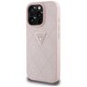 Etui Guess Hot Stamp 4G Pattern Triangle Metal Logo do iPhone 16 Pro Max różowy na NearMe.pl