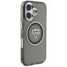 Etui Guess IML Metal Mountain Logo       MagSafe do iPhone 16 czarny na NearMe.pl