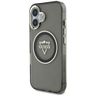 Etui Guess IML Metal Mountain Logo       MagSafe do iPhone 16 czarny na NearMe.pl