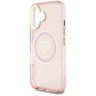 Etui Guess IML Metal Mountain LogoMagSafe do iPhone 16 różowy na NearMe.pl