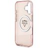 Etui Guess IML Metal Mountain LogoMagSafe do iPhone 16 różowy na NearMe.pl