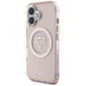 Etui Guess IML Metal Mountain LogoMagSafe do iPhone 16 różowy na NearMe.pl