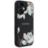 Etui Guess Grained Printed Flower        Pattern MagSafe do iPhone 16 czarny na NearMe.pl