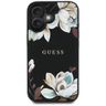 Etui Guess Grained Printed Flower        Pattern MagSafe do iPhone 16 czarny na NearMe.pl