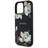 Etui Guess Grained Printed Flower Pattern MagSafe do iPhone 16 Pro czarny na NearMe.pl