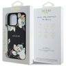 Etui Guess Grained Printed Flower Pattern MagSafe do iPhone 16 Pro czarny na NearMe.pl