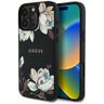 Etui Guess Grained Printed Flower Pattern MagSafe do iPhone 16 Pro Max czarny na NearMe.pl