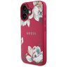 Etui Guess Grained Printed Flower Pattern MagSafe do iPhone 16 fuksja na NearMe.pl