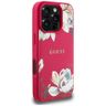 Etui Guess Grained Printed Flower Pattern MagSafe do iPhone 16 Pro fuksja na NearMe.pl