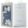 Etui Guess Grained Printed Flower Pattern MagSafe do iPhone 16 niebieski na NearMe.pl