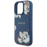 Etui Guess Grained Printed Flower Pattern MagSafe do iPhone 16 Pro niebieski na NearMe.pl