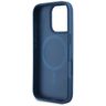 Etui Guess Grained Printed Flower Pattern MagSafe do iPhone 16 Pro niebieski na NearMe.pl