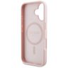 Etui Guess Grained Printed Flower Pattern MagSafe do iPhone 16 różowy na NearMe.pl