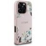 Etui Guess Grained Printed Flower        Pattern MagSafe do iPhone 16 Pro różowy na NearMe.pl