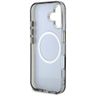 Etui Guess Glitter Flowers Triangle      Buttons MagSafe do iPhone 16 czarny na NearMe.pl