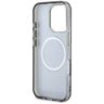 Etui Guess Glitter Flowers Triangle      Buttons MagSafe do iPhone 16 Pro czarny na NearMe.pl
