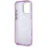 Etui Guess Glitter Flowers Triangle      Buttons MagSafe do iPhone 16 Pro fioletowy na NearMe.pl