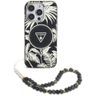 Etui Guess Palm Trees Triangle Pearl     Strap MagSafe do iPhone 16  Pro czarny na NearMe.pl