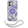 Etui Guess Palm Trees Triangle Pearl     Strap MagSafe do iPhone 16 fioletowy na NearMe.pl