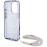 Etui Guess Palm Trees Triangle Pearl     Strap MagSafe do iPhone 16 Pro fioletowy na NearMe.pl