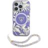 Etui Guess Palm Trees Triangle Pearl     Strap MagSafe do iPhone 16 Pro fioletowy na NearMe.pl