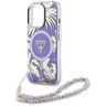 Etui Guess Palm Trees Triangle Pearl     Strap MagSafe do iPhone 16 Pro Max fioletowy na NearMe.pl
