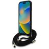 Etui Guess 4G Big Logo Cord StapCrossbody do iPhone 16 czarny na NearMe.pl