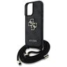 Etui Guess 4G Big Logo Cord StapCrossbody do iPhone 16 czarny na NearMe.pl