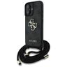 Etui Guess 4G Big Logo Cord StapCrossbody do iPhone 16 czarny na NearMe.pl
