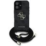 Etui Guess 4G Big Logo Cord Stap         Crossbody do iPhone 16 Plus czarny na NearMe.pl