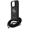 Etui Guess 4G Big Logo Cord Stap         Crossbody do iPhone 16 Pro czarny na NearMe.pl