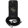 Etui Guess 4G Big Logo Cord Stap         Crossbody do iPhone 16 Pro czarny na NearMe.pl