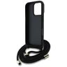 Etui Guess 4G Big Logo Cord Stap         Crossbody do iPhone 16 Pro czarny na NearMe.pl