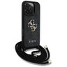 Etui Guess 4G Big Logo Cord Stap         Crossbody do iPhone 16 Pro Max czarny na NearMe.pl